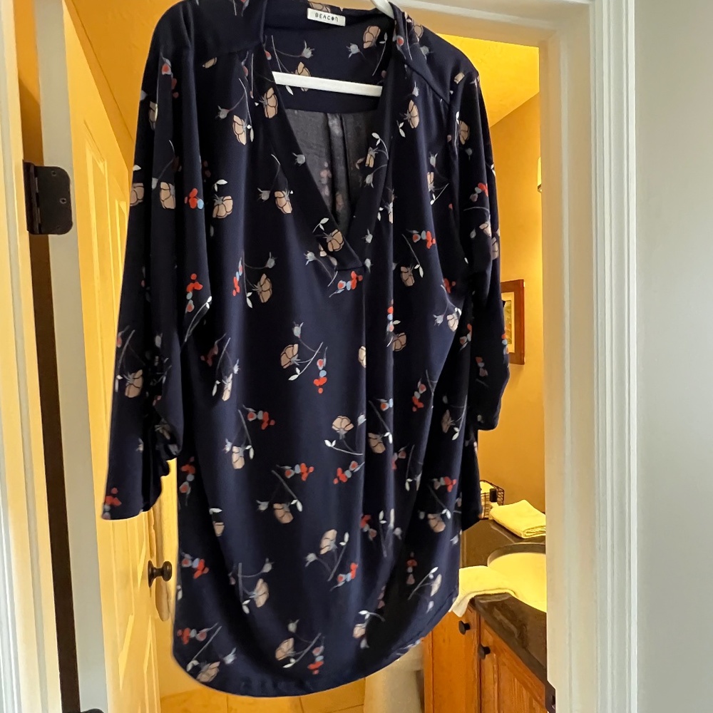 BEACON Patty Roll Tab Knit Top